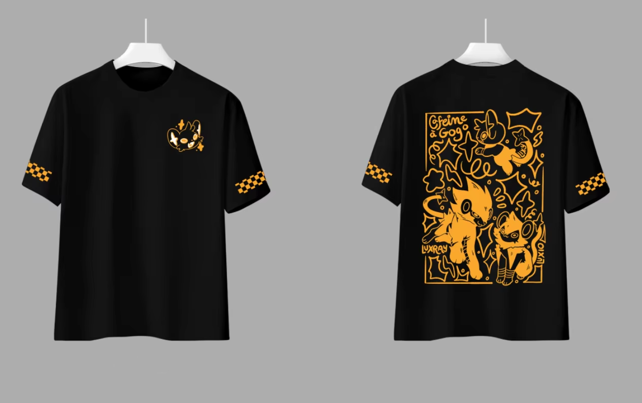 Pre-Order Tshirt Luxray Luxio et Lixy